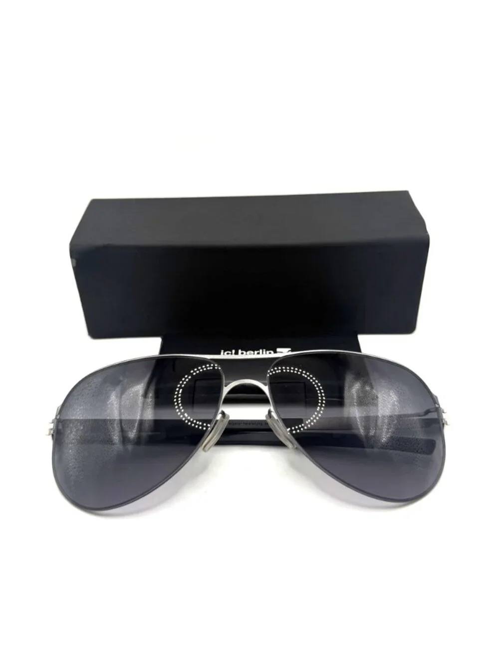 NEW IC! BERLIN T-24-16-6 CERAMIC MATT/GREY UNISEX SUNGLASSES 60MM 17 140